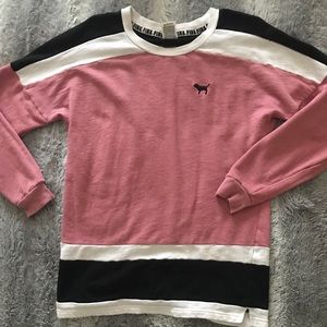 Pink pull over/shirt